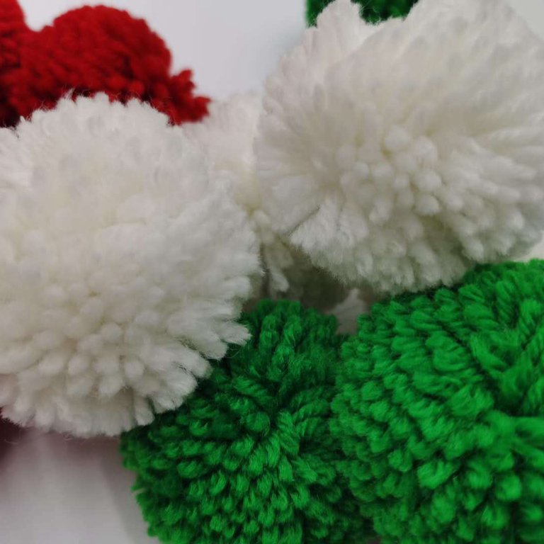 Felt Ball Garland Colorful Faux Wool Ball Banner Pom Pom Garland for  Christmas 