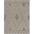 thumbnail image 2 of Hauteloom Casablanca Collection Living Room Bedroom Area Rug - Cozy Moroccan Farmhouse Carpet - Brown, Black, Beige - 6'7" x 9', 2 of 12