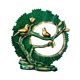 thumbnail image 4 of Estatuilla de resina, adorno de baratija para centros de mesa, decoración de estanterías artísticas verde, 4 of 9