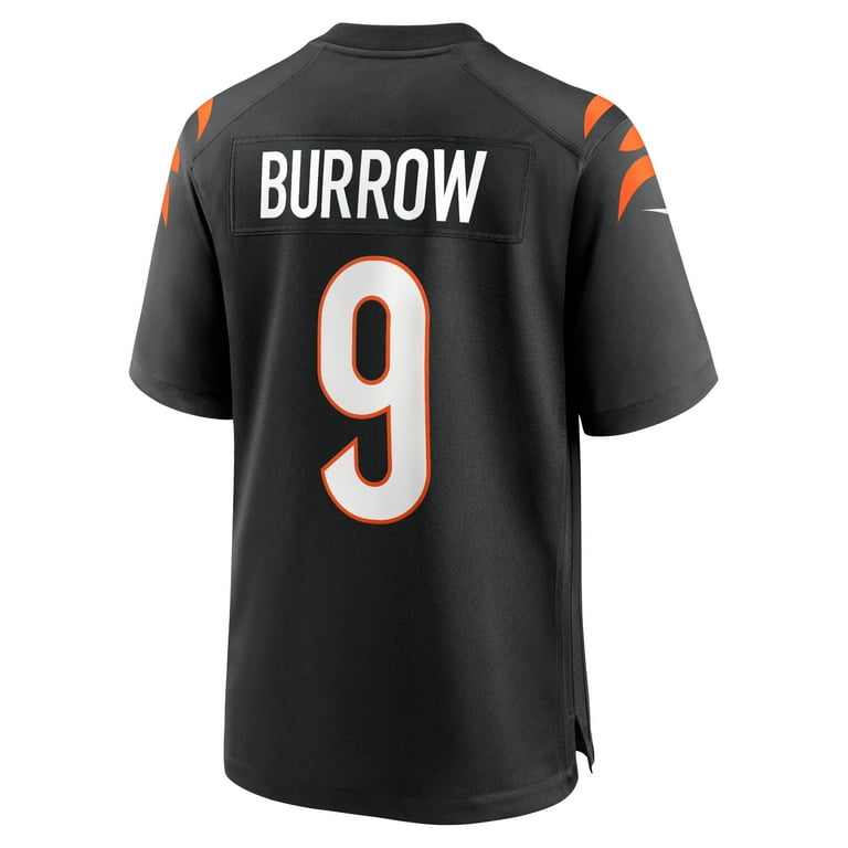 Men's Nike Joe Burrow Black Cincinnati Bengals Game Jersey