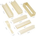 thumbnail image 3 of Kit de fabricación de sushi, prensa antiadherente para moldes de sushi, fácil de usar, herramienta de rodillo de arroz (forma redonda), 3 of 3