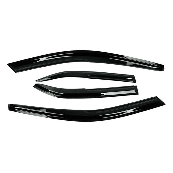 Mgpro 4pcs Sun Rain Wind Deflectors Door Window Visors Outside Mount Channel Style Dark Smoke Tint for Toyota for Camry 2012-2014
