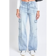 YMI Jeans Women's Straight Cargo Jeans