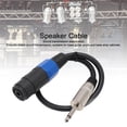 thumbnail image 3 of Cable de Conexión de Amplificador, Pvc y Hurbra de Metal A 1/4 de Pulgada de Cable de Altavoces Masculino Confiable Para Altavoces de Interior para subwofers, 3 of 7