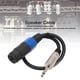thumbnail image 3 of Cable de altavoz hembra a macho de 1/4 de pulgada cable de conexión de amplificador de gran compatibilidad para bajos para monitores de escenario, 3 of 8