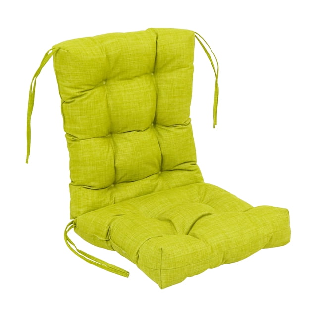 Coussin de Chaise Extérieur Solide en Polyester Filé 18 Pouces par 38 Pouces