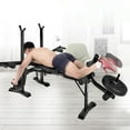 thumbnail image 7 of Lanzxjv Standard Weight Bench, Bench Press Set with Preacher Curl Pad and Leg Developer, Weight Lifting Equipment for Home Gym Full-Body Workout, 7 of 7