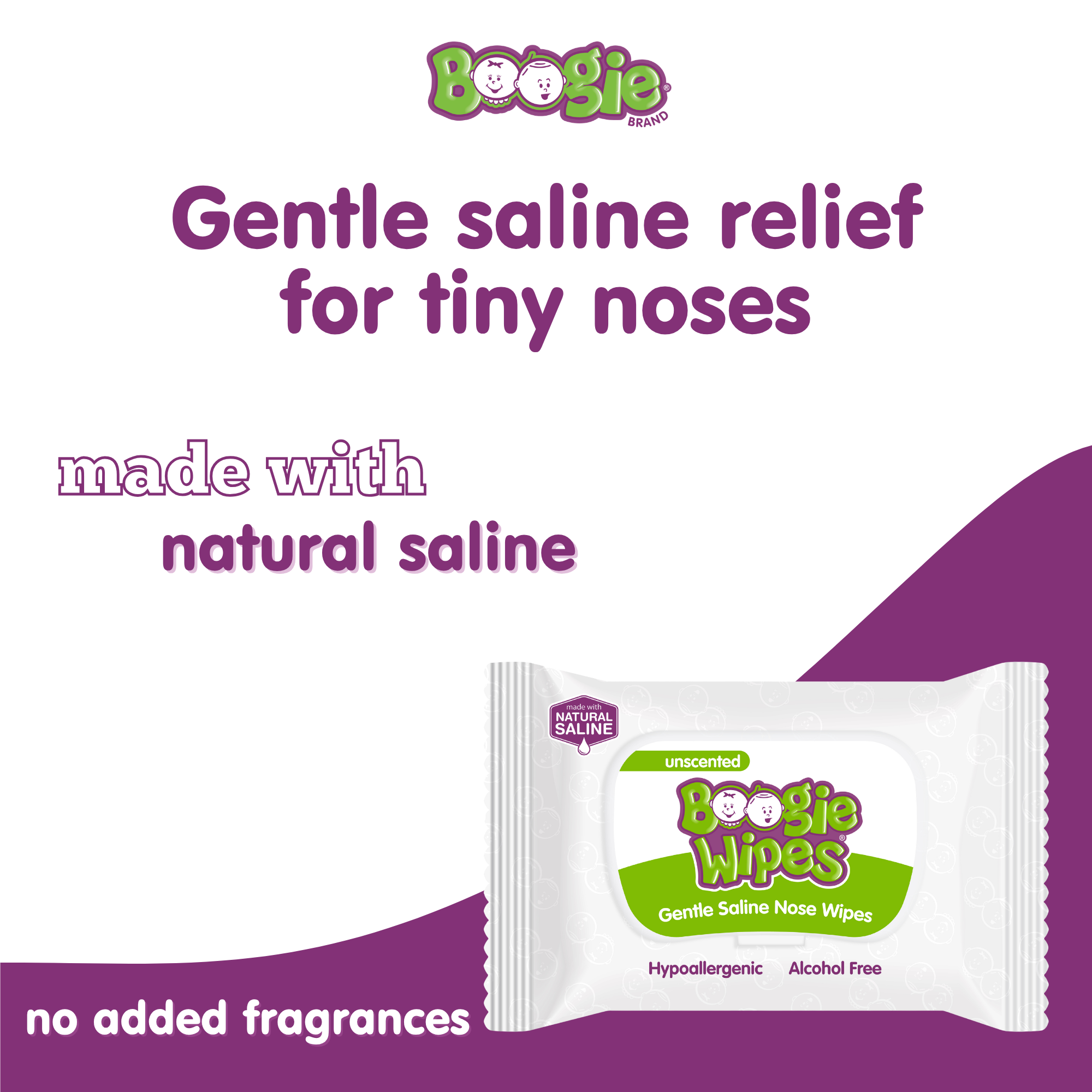Boogie Wipes Saline Nose Wipes, 90 Count photo 3