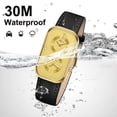 thumbnail image 5 of Men’s Vintage Quartz Watch Rectangular Dual-Dial Design with Dual Time Zone,Waterproof Man Watch with Leather Strap, Perfect for Travel & Business, 5 of 7