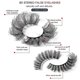 thumbnail image 4 of 5 Pairs False Eyelashes Natural Curling 8d Fluffy Eyelash Extension Soft Wispy Thick Eyelashes Make Up Tool, 4 of 5