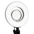 thumbnail image 2 of Impressions Vanity Desktop Studio Ring Light, Three Sixty Swivel Mirror with Phone Stand (Black), 2 of 10