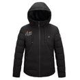 thumbnail image 4 of WRKEKC Heated Jacket 4-Zone Warming USB-Powered 3-Level Temperature Control Winter Coat with Hood for Ski Snowboard and Cold Weather Commute Black XXL, 4 of 7