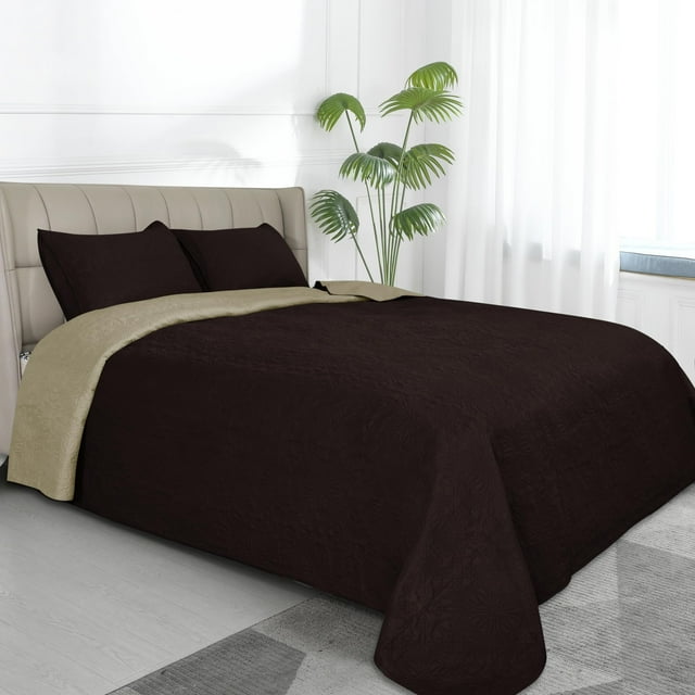 Juego de ropa de cama Easy-Going, doble, reversible, resistente al agua