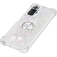 thumbnail image 6 of Case for Xiaomi Redmi Note 10 Pro/Note 10 Pro Max with Creativity Clear Quicksand Glitter Flowing Floating Soft w/Stand Bling Diamond Sparkle Phone Cover for Redmi Note 10 Pro  Colorful, 6 of 14