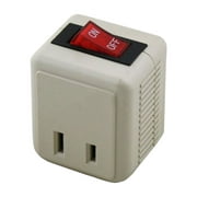 Uninex Wall Tap Outlet W/Turn ON/OFF Switch Power Adapter 2 prong Plug Without Unplugging Cords ETL
