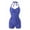 Blue, variant on Staron Women's Swimsuits Vintage High Waisted One Piece Bathing Suit V Neck Adjustable Straps Ruffle Flounce Beach Pool Vacation Swimsuit, Brown M