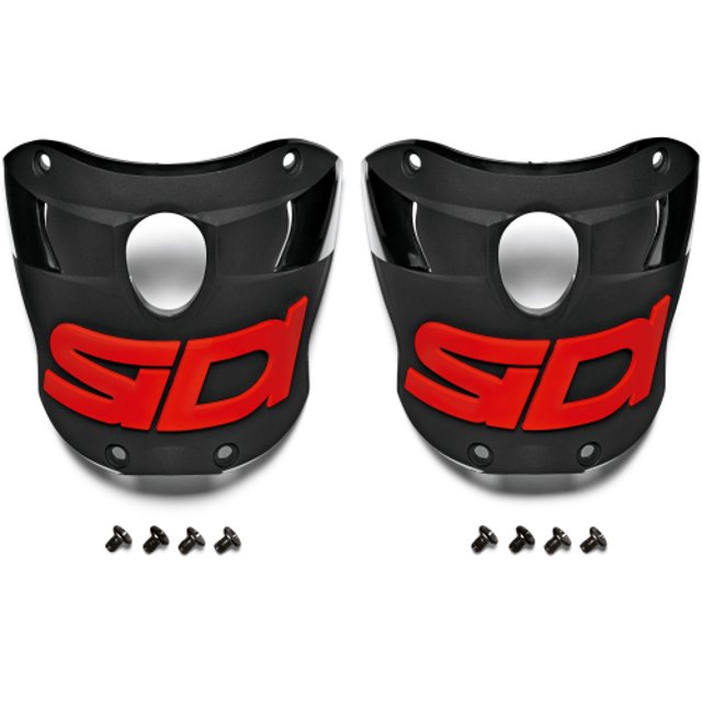 Sidi Replacement Shin Parts & Accessories Black | Red Shin Plate 315 Rex