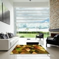 thumbnail image 7 of Ahgly Company Machine Washable Indoor Rectangle Transitional Red Brown Area Rugs, 2' x 4', 7 of 7