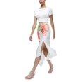 thumbnail image 4 of Alice + Olivia MULTI Women's Harmony Draped Asymmetric Skirt, US 0, 4 of 4