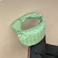 thumbnail image 2 of Bolso de mano para mujer con nudo, de piel sintética tejida, bolso de diseñador para mujer, 2 of 3