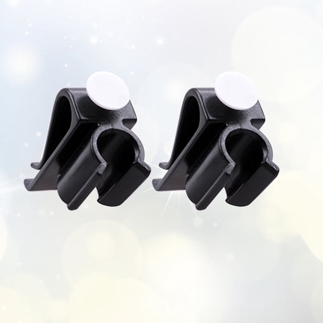 WHAMVOX 2Pcs Black Golf Putter Clamp Bag Clip Club Clip Pole Rack for Organized Golf Accessories