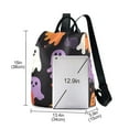 thumbnail image 3 of FORMRS Women's Travel Backpack Purse Anti-Theft Hidden Pockets Casual Shoulder Bag, Yellow Halloween Ghosts, 3 of 7