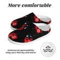 thumbnail image 6 of Goofa Beautiful Red Ladybug Print Womens Mens Cotton Lightweight House Slippers , Washable Home Slippers,Indoor Comfy Bedroom Cozy Slippers-42/43, 6 of 7