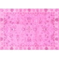 thumbnail image 1 of Ahgly Company Indoor Rectangle Oriental Pink Traditional Area Rugs, 2' x 5', 1 of 4