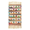 thumbnail image 3 of Unique Loom Chindi Trellis Collection Area Rug - Pyramid (2' x 3' 1" Rectangle Multi/Blue), 3 of 7