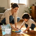 thumbnail image 7 of Floor Cleaning Tablets, Concentrated Soluble Dry Cleaning Sheets Multi-Effect Portable Mopping Solution for Home Tiles Hardwood Marble, 7 of 7