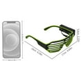 Light Up Neon LED Glasses Glow Flashing LED Sunglasses Bathroom Storage