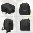 thumbnail image 5 of Mosiso Motorcycle Tail Bag, Waterproof Motorbike Rear Seat Bag with Rain Cover, 20L-28L Expandable Motorcycle Backpack Helmet Bag Luggage Storage Tool Gear Carry Bag with Handle,Black, 5 of 7