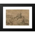 thumbnail image 2 of Matthys Cock 24x17 Black Modern Framed Museum Art Print Titled - Landscape with Castle Above a Harbor (1540), 2 of 5