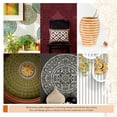 thumbnail image 6 of 100% Cotton 3-Piece Percale Weave Reversible Comforter Set, King, Lodi - Heirlooms of India, 6 of 9