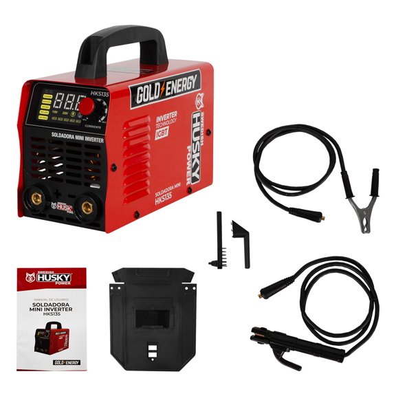 Mini Soldadora Inverter 110v/100a 220v/130a Swedish Husky Power  HKS-135