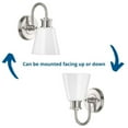 thumbnail image 4 of Progress Lighting Ashford 1-Light Brushed Nickel Opal Glass Farmhouse Bath Vanity Light, 4 of 6