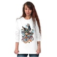 thumbnail image 5 of Betty Boop Biker American Eagle Women's Long Sleeve T Shirt Brisco Brands L, 5 of 5