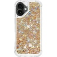 thumbnail image 7 of MYKOMI Bling Glitter Case for Apple 17, Soft TPU Sparkly Flowing Liquid Floating Clear Case for Women Girls Cover for iPhone 17, 7 of 7