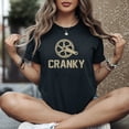 thumbnail image 2 of Cranky T-shirt, Funny Bike Shirt, Cycling Shirt, Bike Lover Gift, Cyclist Clothes, BMX, Mountain Bike Unisex T-Shirt, 2 of 5