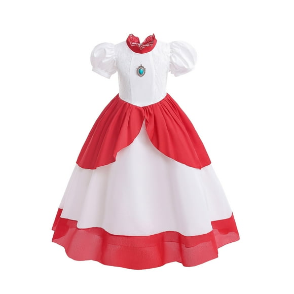 Vestido de princesa color melocotón rosa Ropa de juego para niños Vestidos Faldas para niños