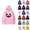 Pink, variant on OIOLOYJM Halloween Hoodies for Men Pumpkin Face Print Spooky Long Sleeve Funny Hooded Sweatshirt Casual Fashion Holiday Party Pullover