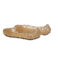 thumbnail image 6 of CIENVNSTG Sparkly Sandals For Women Flat Jelly Shoes Slip On Hollow Out Loafers Summer Plastic Breathable Beach Shoes Gold 36, 6 of 6