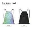 thumbnail image 2 of Yiaed Beautiful Glitter Print Drawstring Bags Drawstring Backpack Bulk String Back Pack Gym Sport Bag-Medium, 2 of 5