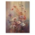 thumbnail image 3 of Designart "Romantic Impression of a Wildflower Bouquet" Floral Print on Natural Pine Wood, 3 of 5