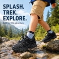thumbnail image 3 of EQW Kids Waterproof Hiking Shoes Boys Girls Outdoor Walking Sneakers Lightweight Non-Slip Trail Shoes with Quick Lace for Toddler Little Kid Big Kid, 3 of 8