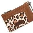 thumbnail image 5 of Wrangler Small Credit Card Holder for Women Slim Card Holder Wallet Womens Ladies Female Wristlet Keychain Wallet, Leopard-Brown, 5 of 6