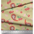 thumbnail image 2 of Soimoi Poly Georgette Fabric Floral & Paisley Decor Fabric Printed Yard 42 Inch Wide, 2 of 3