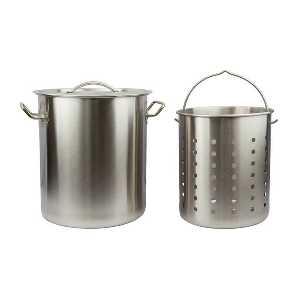 Chard 24 Qt. Stainless Steel Pot With Strainer Basket