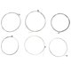 thumbnail image 4 of Cuerdas de Guitarra Electrica (008-038) Pulgadas Extremo de Bola Plateado Nickell 18Pcs/Set Blanco Cuerdas para Guitarra Musical, 4 of 10