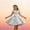 Glisme Light Blue1272, variant on Glisme Girls Dresses With Collar Sleeveless Waist Design For Daily Wear Party Performance Pink Sundress Size 13-14 Years